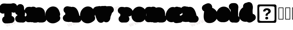 Time new roman bold字体转换